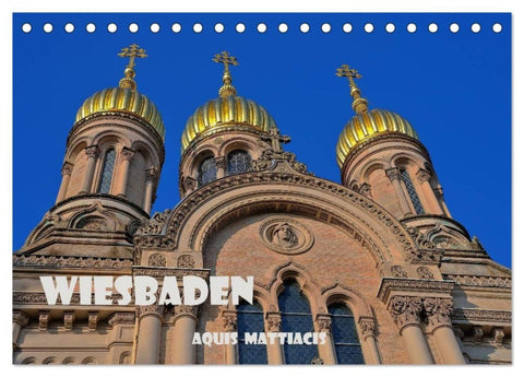 Wiesbaden Aquis Mattiacis (Tischkalender 2027 DIN A5 quer), CALVENDO Monatskalender