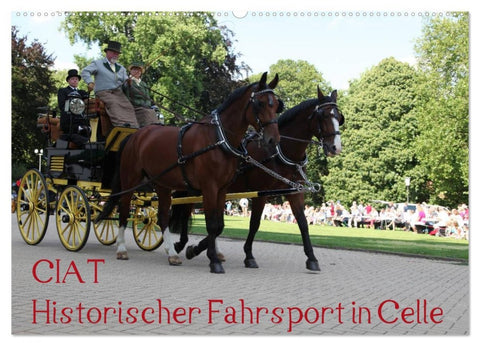 CIAT - Historischer Fahrsport in Celle (Wandkalender 2026 DIN A2 quer), CALVENDO Monatskalender