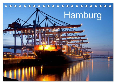 Hamburg (Tischkalender 2026 DIN A5 quer), CALVENDO Monatskalender