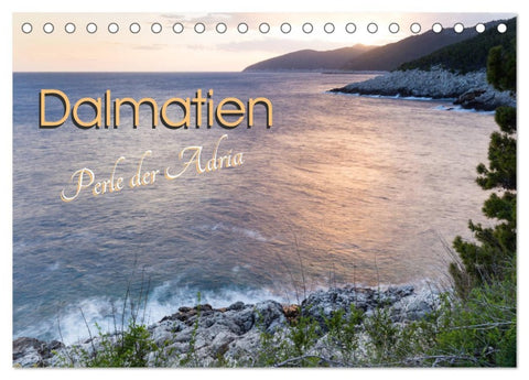 Dalmatien - Perle der Adria (Tischkalender 2026 DIN A5 quer), CALVENDO Monatskalender