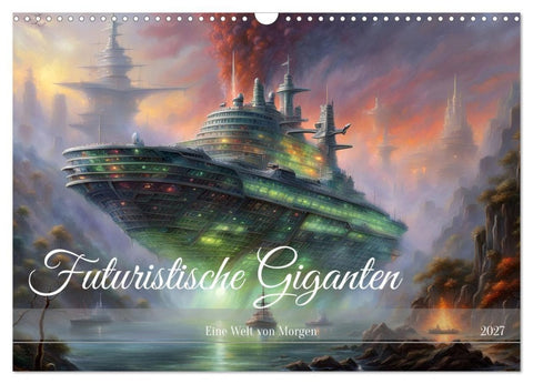 Futuristische Giganten Eine Welt von Morgen (Wandkalender 2027 DIN A3 quer), CALVENDO Monatskalender