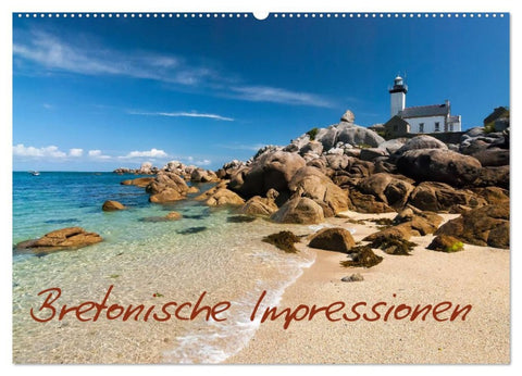 Bretonische Impressionen (Wandkalender 2026 DIN A2 quer), CALVENDO Monatskalender