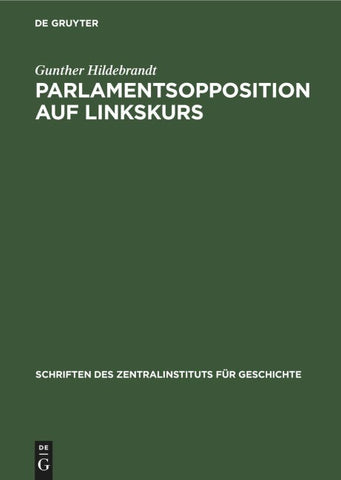 Parlamentsopposition auf Linkskurs