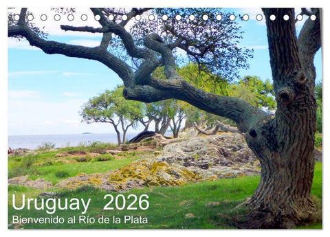 Uruguay - Bienvenido al Río de la Plata (Tischkalender 2026 DIN A5 quer), CALVENDO Monatskalender