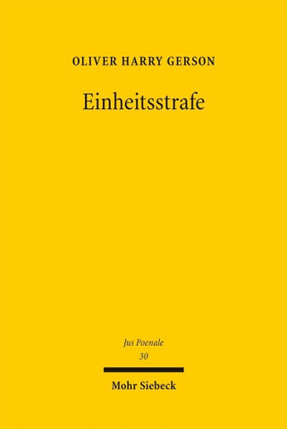 Einheitsstrafe