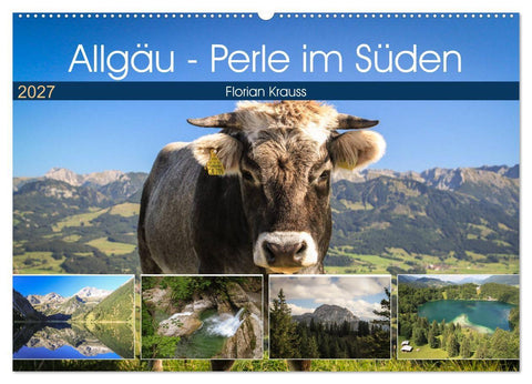 Allgäu - Perle im Süden (Wandkalender 2027 DIN A2 quer), CALVENDO Monatskalender