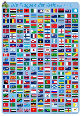 Die Flaggen der Welt von A-Z
