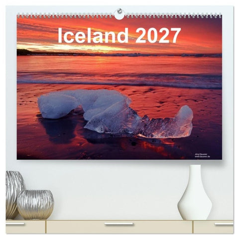 Iceland 2027 (High Quality Premium Wall Calendar 2027 DIN A2 landscape),CALVENDO 12 Month Wall Calendar