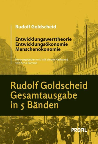 Rudolf Goldscheid Gesamtausgabe in 5 Bänden