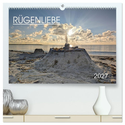 Rügenliebe 2027 (hochwertiger Premium Wandkalender 2027 DIN A2 quer), Kunstdruck in Hochglanz