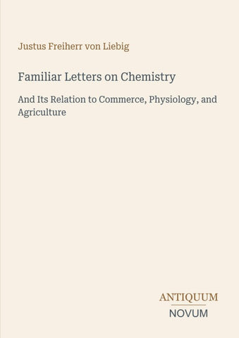 Familiar Letters on Chemistry