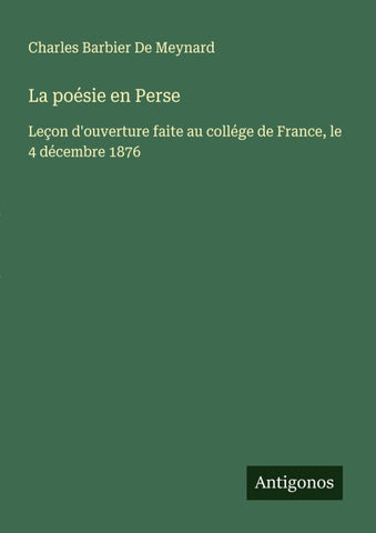 La poésie en Perse
