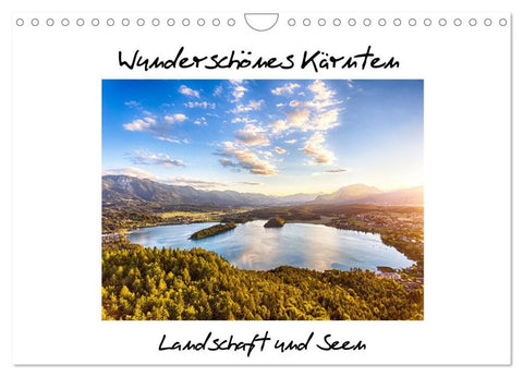 Wunderschönes Kärnten. Landschaft und Seen. (Wandkalender 2027 DIN A4 quer), CALVENDO Monatskalender