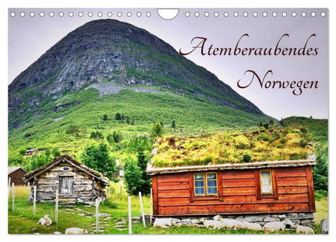 Atemberaubendes Norwegen (Wandkalender 2026 DIN A4 quer), CALVENDO Monatskalender