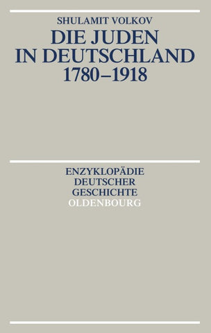 Die Juden in Deutschland 1780-1918