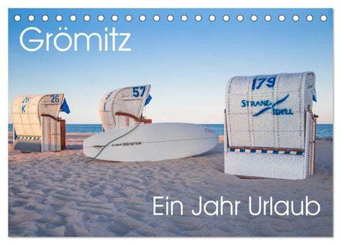 Grömitz - Ein Jahr Urlaub (Tischkalender 2027 DIN A5 quer), CALVENDO Monatskalender