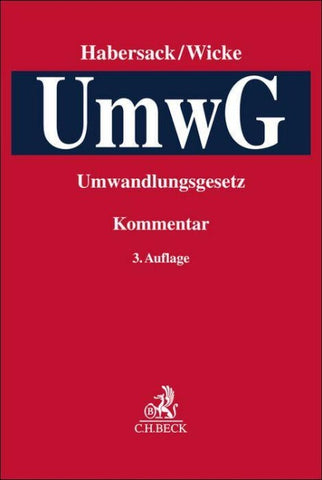 Umwandlungsgesetz. UmwG