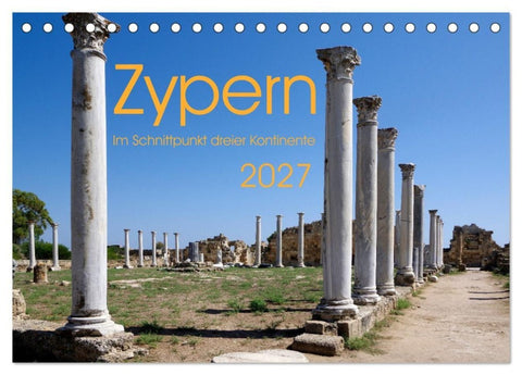 Zypern - Im Schnittpunkt dreier Kontinente (Tischkalender 2027 DIN A5 quer), CALVENDO Monatskalender