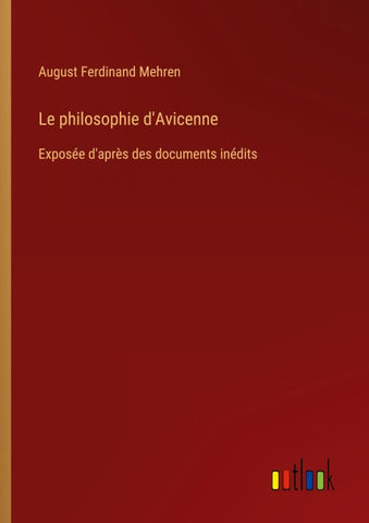 Le philosophie d'Avicenne