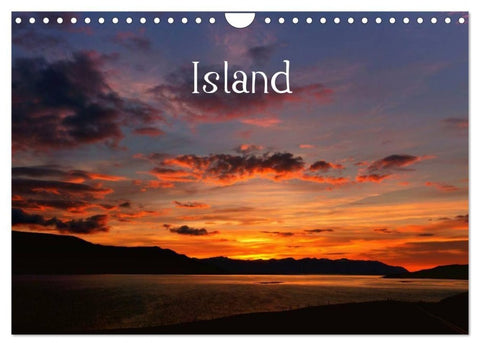Island (Wandkalender 2027 DIN A4 quer), CALVENDO Monatskalender