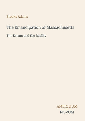 The Emancipation of Massachusetts