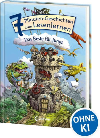 Leselöwen - Das Original - 7-Minuten-Geschichten zum Lesenlernen - Das Beste für Jungs