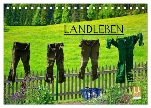 Landleben (Tischkalender 2027 DIN A5 quer), CALVENDO Monatskalender