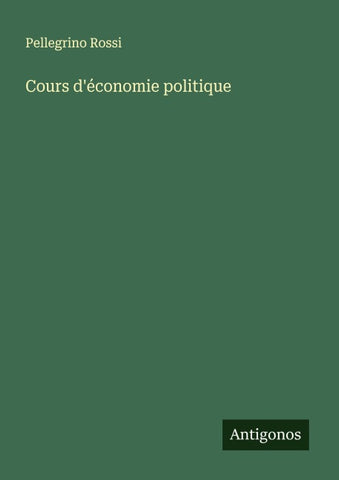 Cours d'économie politique