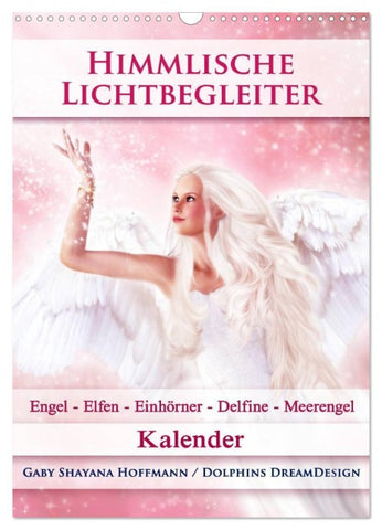 Himmlische Lichtbegleiter - Kalender (Wandkalender 2026 DIN A3 hoch), CALVENDO Monatskalender