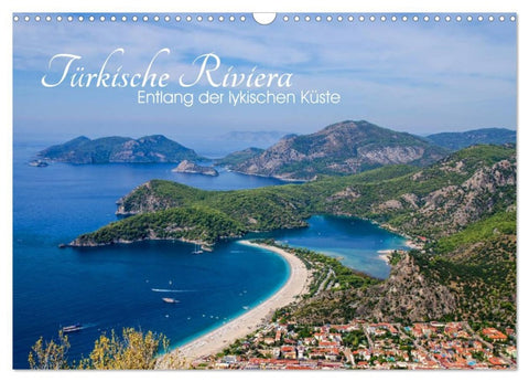 Türkische Riviera - Entlang der lykischen Küste (Wandkalender 2026 DIN A3 quer), CALVENDO Monatskalender
