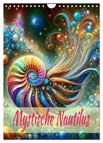 Mystische Nautilus (Wandkalender 2027 DIN A4 hoch), CALVENDO Monatskalender
