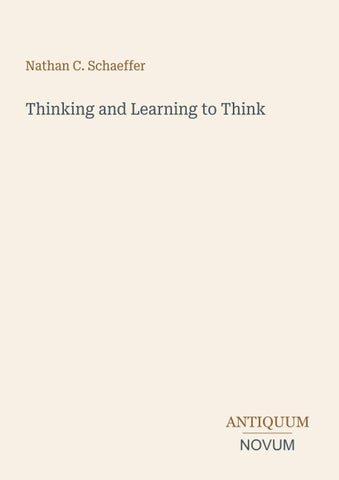Thinking and Learning to Think
