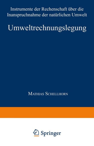 Umweltrechnungslegung