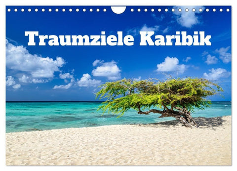 Traumziele Karibik (Wandkalender 2027 DIN A4 quer), CALVENDO Monatskalender