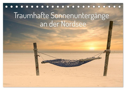 Traumhafte Sonnenuntergänge an der Nordsee (Tischkalender 2027 DIN A5 quer), CALVENDO Monatskalender
