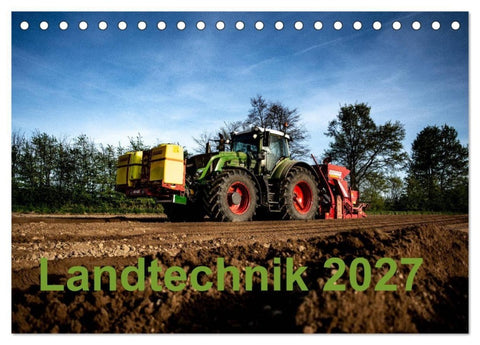 Landtechnik 2027 (Tischkalender 2027 DIN A5 quer), CALVENDO Monatskalender
