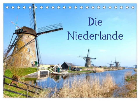 Die Niederlande (Tischkalender 2027 DIN A5 quer), CALVENDO Monatskalender