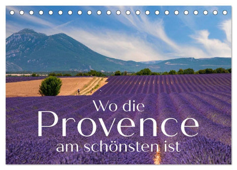 Wo die Provence am schönsten ist (Tischkalender 2027 DIN A5 quer), CALVENDO Monatskalender