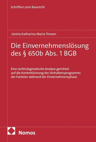 Die Einvernehmenslösung des § 650b Abs. 1 BGB