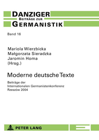 Moderne deutsche Texte