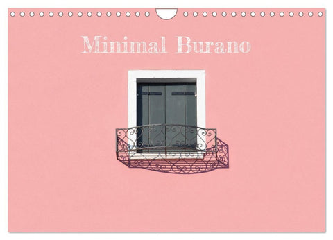 Minimal Burano (Wandkalender 2026 DIN A4 quer), CALVENDO Monatskalender