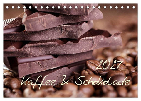 Kaffee & Schokolade (Tischkalender 2027 DIN A5 quer), CALVENDO Monatskalender