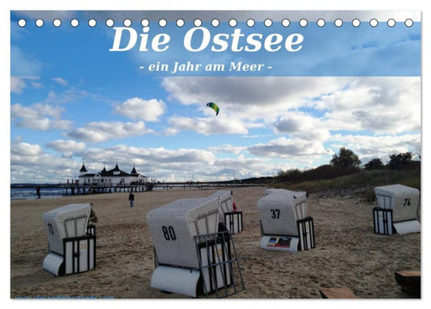 Die Ostsee - Ein Jahr am Meer (Tischkalender 2026 DIN A5 quer), CALVENDO Monatskalender