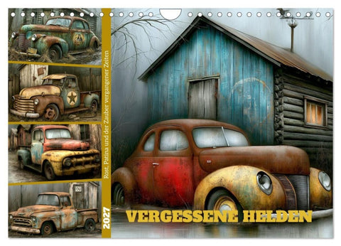 Vergessene Helden (Wandkalender 2027 DIN A4 quer), CALVENDO Monatskalender