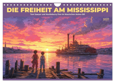 Die Freiheit am Mississippi (Wandkalender 2027 DIN A4 quer), CALVENDO Monatskalender