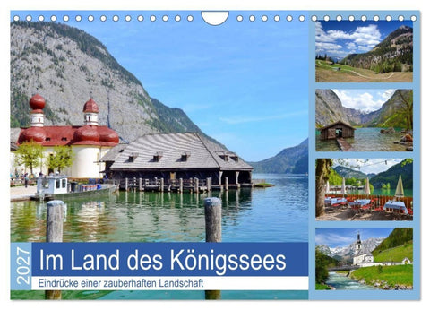 Im Land des Königssees (Wandkalender 2027 DIN A4 quer), CALVENDO Monatskalender