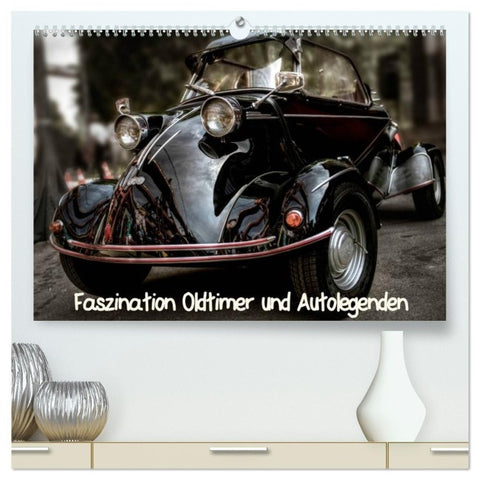 Faszination Oldtimer und Autolegenden (hochwertiger Premium Wandkalender 2027 DIN A2 quer), Kunstdruck in Hochglanz