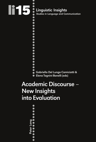 Academic Discourse – New Insights into Evaluation
