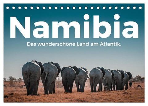 Namibia - Das wunderschöne Land am Atlantik. (Tischkalender 2027 DIN A5 quer), CALVENDO Monatskalender