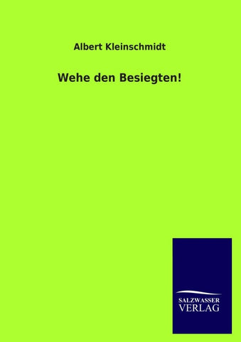 Wehe den Besiegten!